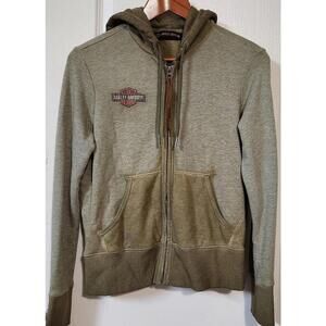 Harley Davison full zip hoodie size L